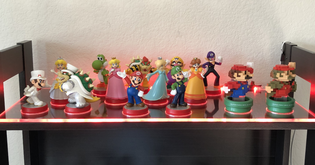 Laser-Etched amiibo Display